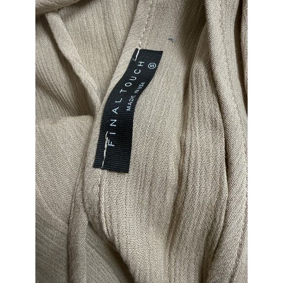 Chic Sleeveless Wide-Leg Jumpsuit – Beige / Neutral - Picture 5 of 5